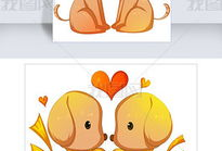 两只小狗漫画,温馨互动，趣味横生